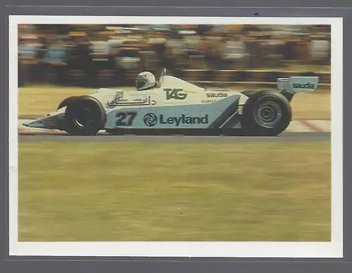 Bergmann Motorsport. Sammelbild Nr.54   1980 Alan Jones auf Williams