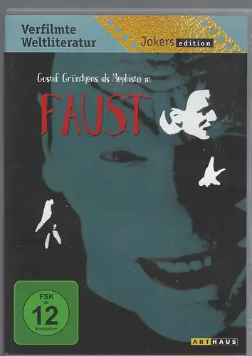 Verfilmte Weltliteratur. Gustaf Gründers als Mephisto in Faust.