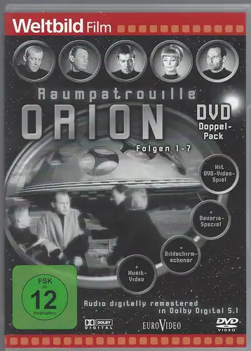 Raumpatrouille Orion Folgen 1-7 (Weltbild Film) 2 DVDs
