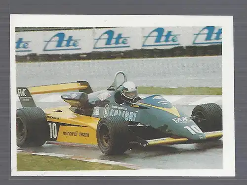 Bergmann Motorsport. Sammelbild Nr.157   Alessandro Nannini