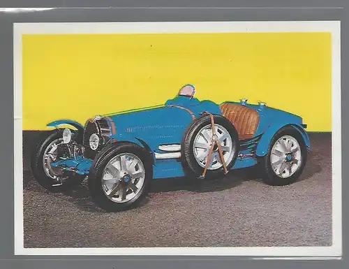 Bergmann Motorsport. Sammelbild Nr. 17    1931: Bugatti Typ 51