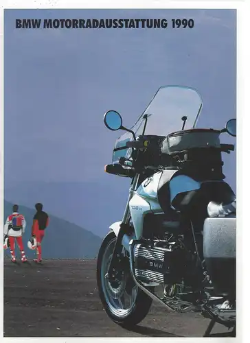 Prospekt. BMW Fahrerausstattung. 1990. 