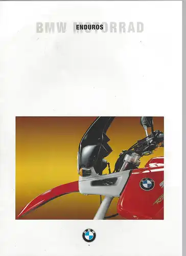 Prospekt. BMW Motorrad Enduros. 8/93. 