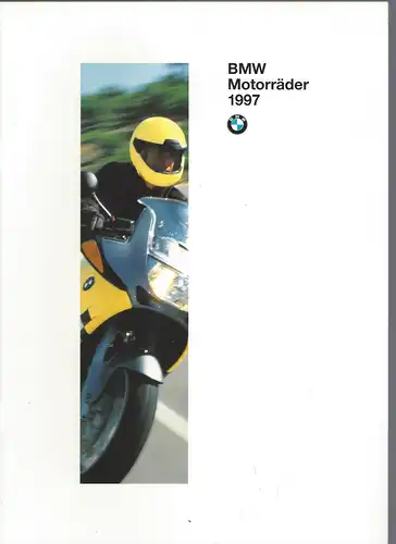 Prospekt. BMW Motorräder 1997. 