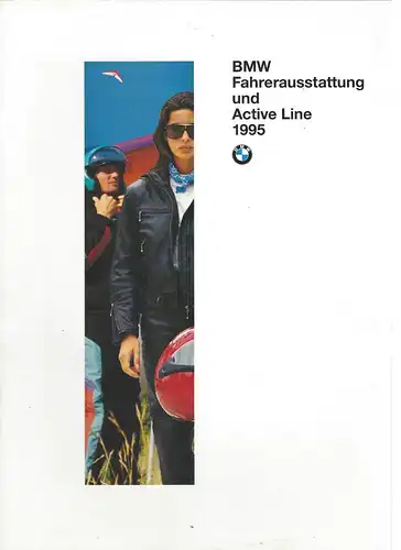 Prospekt. BMW Fahrerausstattung und Active Line 1995. 