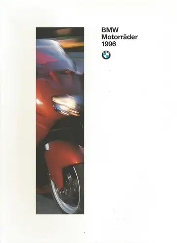 Prospekt. BMW Motorräder 1996. 