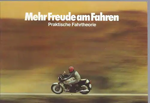 Prospektmappe BMW Motorrad-Programm. 1979. 