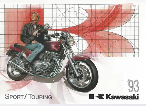 Prospekt. Kawasaki 1993. Sport / Touring. 