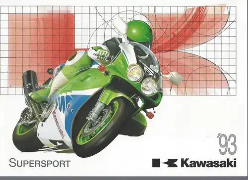 Prospekt. Kawasaki 1993. Supersport. 