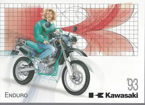 Prospekt. Kawasaki 1993. Enduro. 