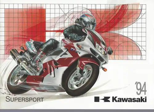 Prospekt. Kawasaki 1994. Supersport. 