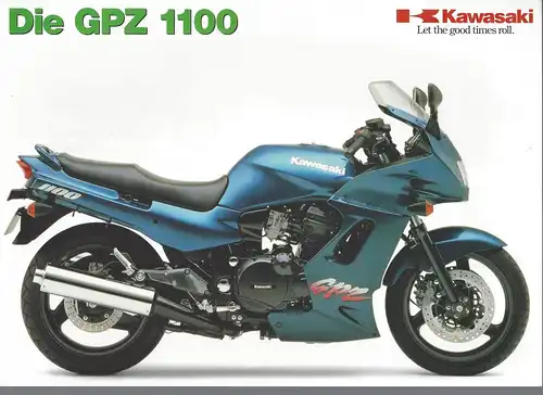 Prospektblatt. Kawasaki Die GPZ 1100. 10/1994. 