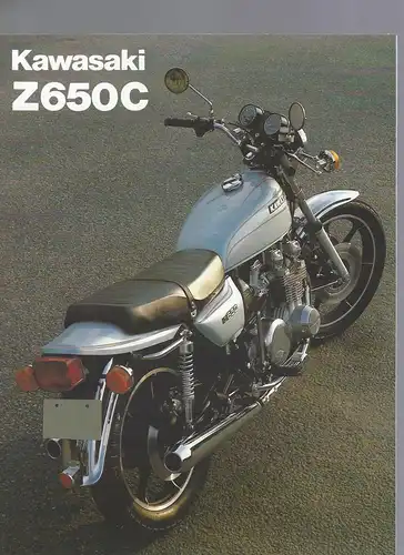 Prospektblatt. Kawasaki Z650C. 