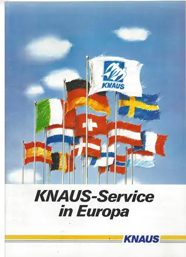 Händlerverzeichnis Knaus-Service in Europa, so wie zwei Preislisten vom Traveller und Südwind. 