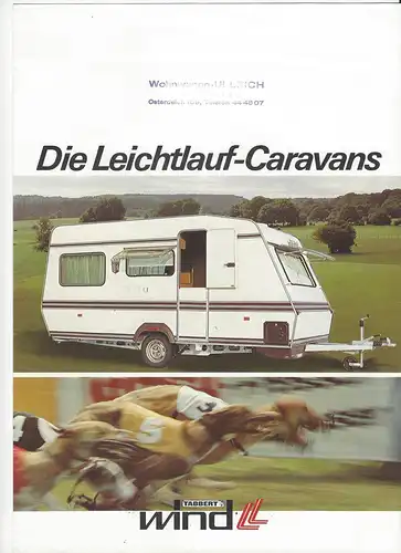 Prospekt Tabbert. Die Leichtlauf-Caravans. Wind LL. 