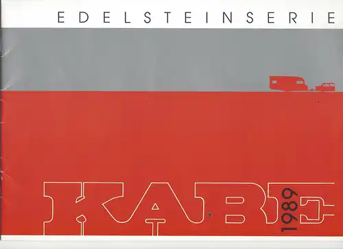 Prospekt  Kabe 1989. Edelsteinserie. 