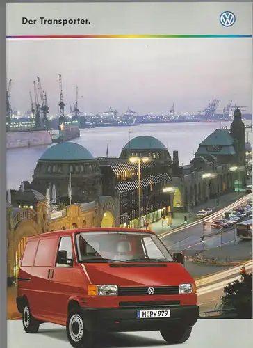 Prospekt VW. Der Transporter  mit Beilage Technische Daten und Ausstattung. 1998. 