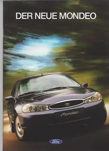 Prospekt Ford. Der neue Mondeo. 1996. 