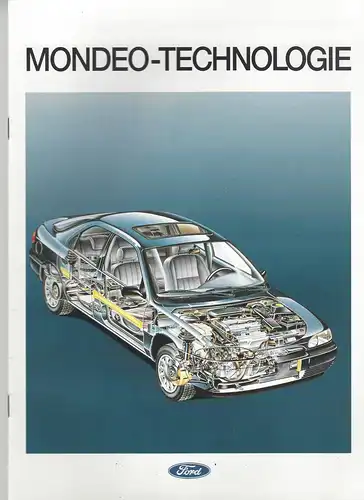 Prospekt Ford. Mondeo - Technologie.  1993. 