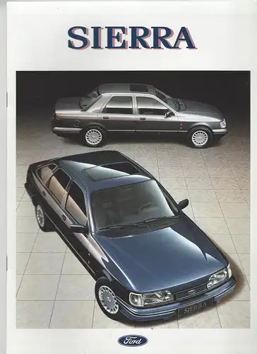 Prospekt Ford. Sierra. 1991. 