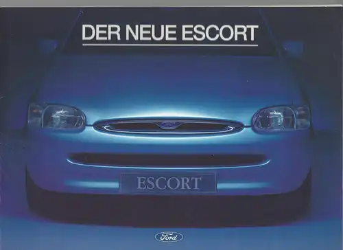 Prospekt Ford. Der neue Escort. 1995. 