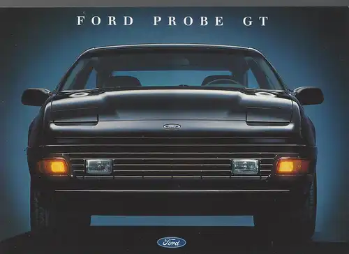 Prospekt Ford. Ford Probe GT.  1990. 
