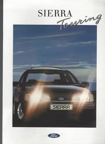 Prospekt Ford. Sierra Touring.  1991. 