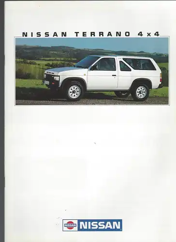 Prospekt Nissan Terrano 4x4.  1988. 