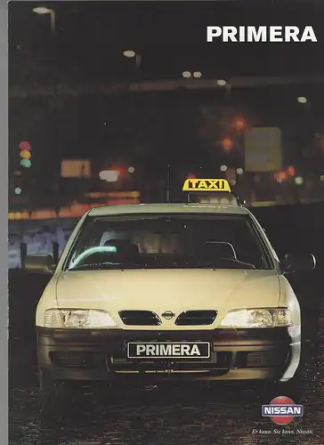 Prospekt Nissan Primera Taxi. 