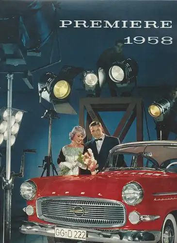 Der neue Opel KAPITÄN L - PROSPEKT von 1958. 