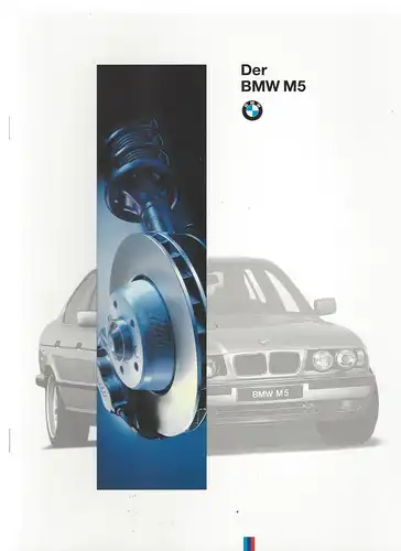 Prospekt. Der BMW M5 E34.  1995. 
