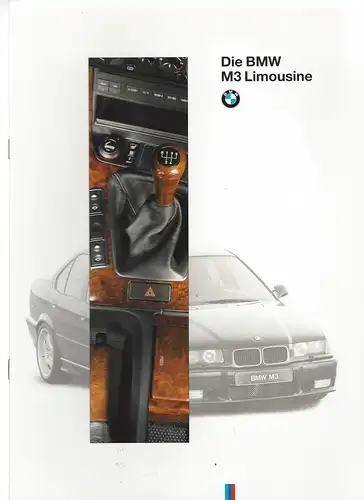 Prospekt. Die BMW M3 E 36 Limousine, 2.1994. 