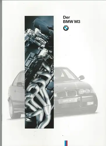 Prospekt. Die BMW, E36 M3 , Coupe, Cabrio. 1994. 