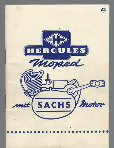 Betriebsanleitung Hercules Mofa mit Sachs Motor. 