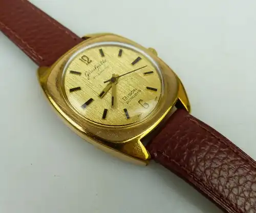 Glashütte Spezimatic Herrenarmbanduhr mit Bison 26 Rubis, so229