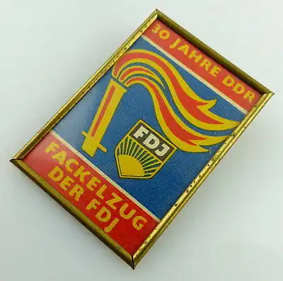 Abzeichen: 30 Jahre DDR FDJ Fackelzug der FDJ, Orden2719