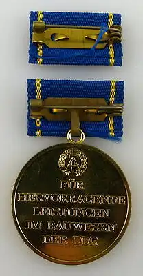 Medaille für hervorragende Leistungen im Bauwesen der DDR Gold, Orden2284