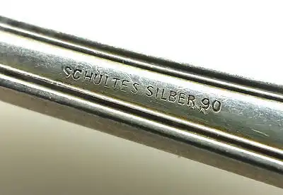 18 tlg. Gründerzeit Besteck in 90er Silberauflage e673