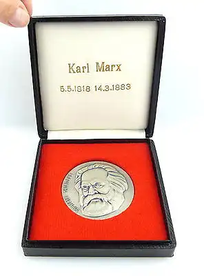 Medaille: Parteihochschule - Karl Marx - Zentralkomitee der SED 1818-1883 e1451
