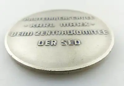 Medaille: Parteihochschule - Karl Marx - Zentralkomitee der SED 1818-1883 e1451