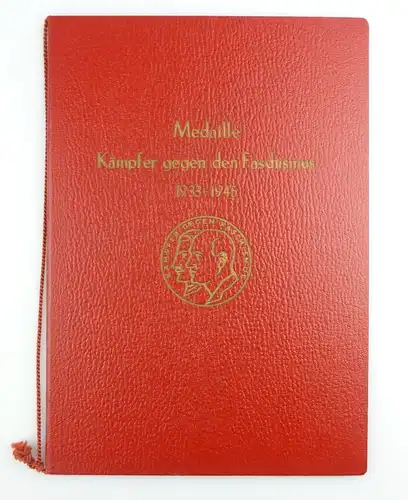#e2729 Urkunde und Ausweis für Kämpfer gegen den Faschismus 1958 verliehen