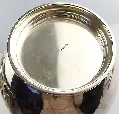 #e4919 Große 925 (Ag) Sterling Silber Wasserkanne Gebrüder Deyhle 7