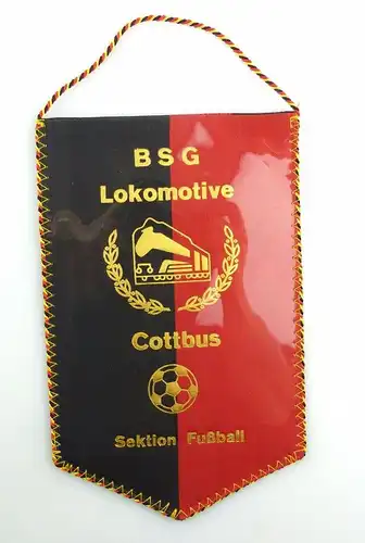 #e6049 DDR Wimpel BSG Lokomotive Cottbus Sektion Fußball DTSB Sportgemeinschaft