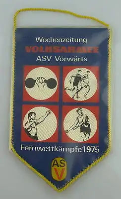 Wimpel: Wochenzeitung Volksarmee ASV Vorwärts Fernwettkämpfe 1975, Orden1931