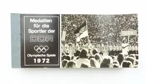 #e5260 Buch: Postkarten "Medaillen für die Sportler der DDR" Olympiade 1972