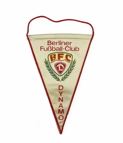 #e7147 Kleiner alter Wimpel Berliner Fußball-Club BFC Dynamo