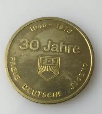 Medaille : 30 Jahre FDJ Freie Deutsche Jugend DDR / r424