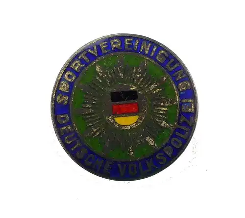 #e7438 Abzeichen: Sportvereinigung Deutsche Volkspolizei frühe Ausführung SV DVP