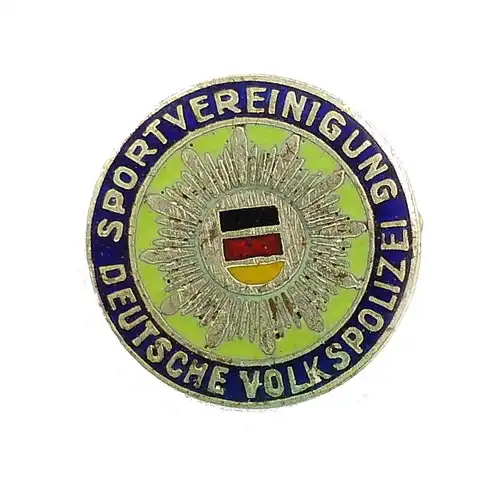 #e7436 Abzeichen: Sportvereinigung Deutsche Volkspolizei, 1950-53 Nr. 971 b DVP