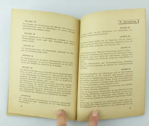 #e7580 Die Verfassung der DDR Nationale Front von 1949 Otto Grotewohl
